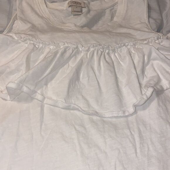 ✨2xHP✨J.Crew Cold Should White Tank✨ - Picture 4 of 5